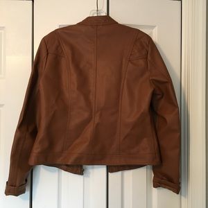 Baccini Jackets & Coats - Baccini light brown faux leather jacket Baccini Jackets & Coats - Baccini light brown faux leather jacket